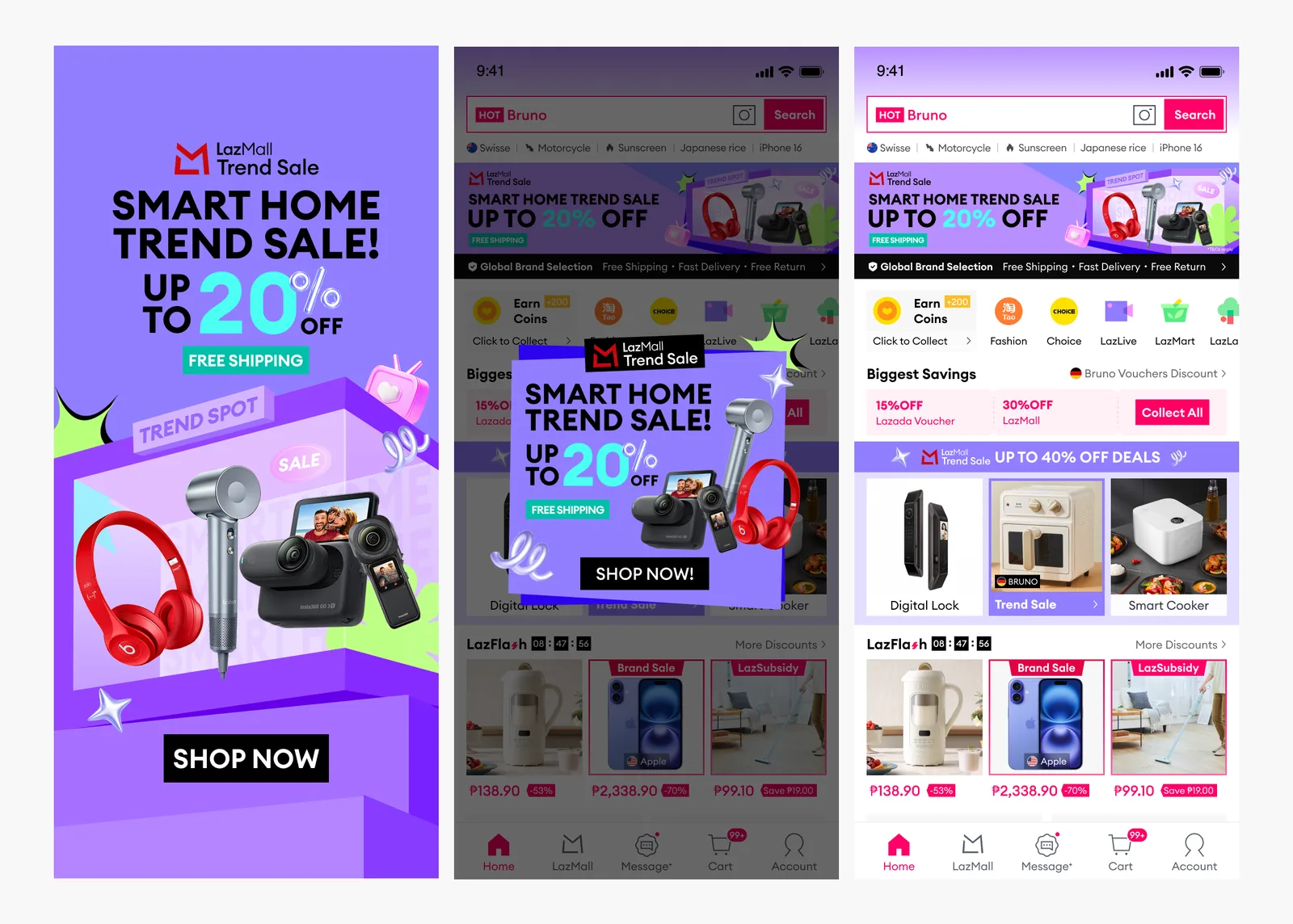 Lazada — visual language